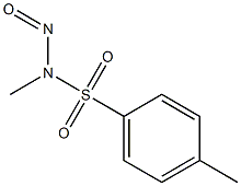 N-NITROSO-N-METHYL-PARA-TOLUENESULPHONAMIDE 化学構造式