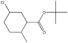 TERT-BUTYL-5-CHLORO-2-METHYLCYCLOHEXANE-CARBOXYLATE Structure