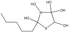 PENTAHYDROXYPENTYLTHIAZOLIDINE Structure