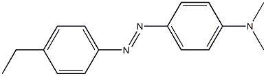 4'-ETHYL-4-DIMETHYLAMINOAZOBENZENE Structure