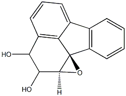 ANTI-TRANS-2,3-DIHYDROXY-1,10B-EPOXY-10B,1,2,3-TETRAHYDROFLUORANTHENE Struktur