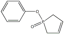 1-PHENOXY-3-PHOSPHOLENE1-OXIDE,,结构式
