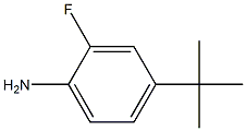 4-TERT-BUTYL-2-FLUOROANILINE 结构式