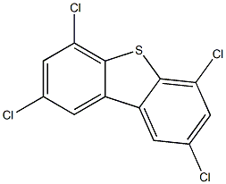 2,4,6,8-TETRACHLORODIBENZOTHIOPHENE Structure