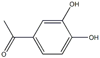 ACETYL3,4DIHYDROXYBENZENE Structure