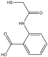 N-(MERCAPTOACETYL)-ANTHRANILICACID Struktur