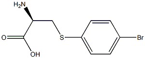 S-PARA-BROMOPHENYL-CYSTEINE Structure