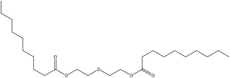 二デカン酸オキシビスエチレン 化学構造式