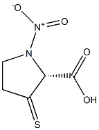 N-NITRO-L-THIOPROLINE 结构式