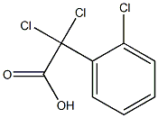 TRICHLOROPHENYLACETICACID 化学構造式