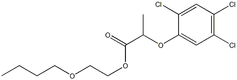 2-(2,4,5-TRICHLOROPHENOXY)-PROPIONICACID,BUTOXYETHYLESTER Struktur