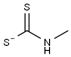 N-METHYLDITHIOCARBAMATE Structure