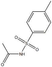 N-ACETYLTOLUENE-4-SULPHONAMIDE Structure