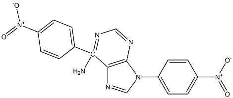 6,9-(BIS-PARA-NITROPHENYL)ADENINE,,结构式