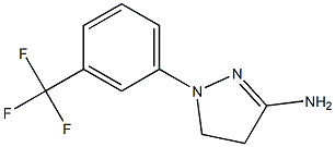 3-AMINO-1-((META-TRIFLUOROMETHYL)PHENYL)-2-PYRAZOLINE Structure