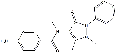 BENZAMIDE,PARA-AMINO-N-ANTIPYRINYL-N-METHYL-