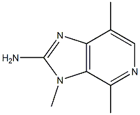 2-AMINO-3,4,7-TRIMETHYLIMIDAZO[4,5-C]PYRIDINE Structure