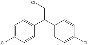 1-CHLORO-2,2-BIS(PARA-CHLOROPHENYL)ETHANE 结构式