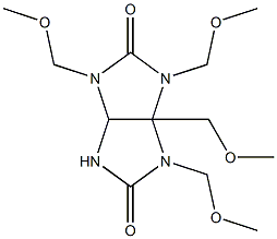 TETRAKIS(METHOXYMETHYL)GLYCOLURIL Structure