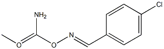 4-CHLOROBENZALDEHYDE-O-METHYLCARBAMOYLOXIME Structure