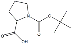1,2-PYRROLIDINEDICARBOXYLICACID,1-TERT-BUTYLESTER 结构式