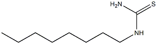 1-N-OCTYLTHIOUREA Struktur