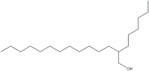 2-Hexyl-1-tetradecanol,,结构式