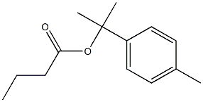 Butyric acid, 1 methyl-1-p-tolyethyl ester Structure