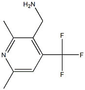 (2,6-Dimethyl-4-trifluoromethylpyridin-3-yl)methylamine|