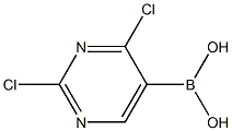 2,4-Dichloropyrimidine-5-boronicacid Struktur