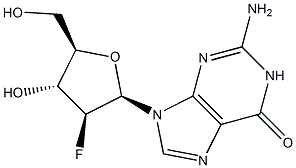  2-Amino-9-((2R,3S,4R,5R)-3-fluoro-4-hydroxy-5-hydroxymethyltetrahydrofuran-2-yl)-1,9-dihydropurin-6-one