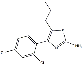 4-(2,4-Dichlorophenyl)-5-propylthiazol-2-ylamine Structure