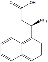 (R)-3-Amino-3-(1-naphthyl)-propanoic acid Struktur
