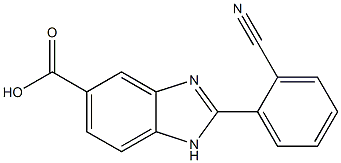 2-(2-Cyanophenyl)-1H-benzimidazole-5-carboxylic acid