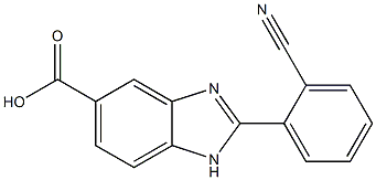  2-(2-Cyanophenyl)-1H-benzimidazole-5-carboxylic acid