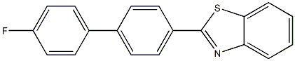 2-(4'-Flouro-biphenyl-4-yl)-benzothiazole Struktur