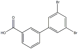 3-(3,5-Dibromophenyl)benzoic acid Structure