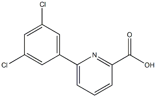 6-(3,5-Dichlorophenyl)-picolinic acid, 863704-29-4, 结构式