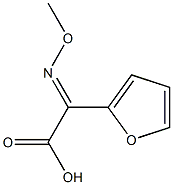 2-(呋喃-2-基)-2-甲氧亚胺基乙酸, , 结构式