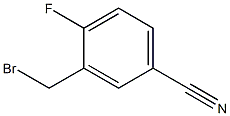 2-Fluoro-5-cyanobenzyl bromide 结构式