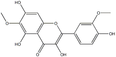 3,5,7-trihydroxy-2-(4-hydroxy-3-methoxy-phenyl)-6-methoxy-chromen-4-one