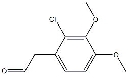 2-Chloro-3,4-dimethoxyphenylacetaldehyde Structure