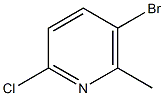 2-氯-5-溴-6-甲基吡啶,,结构式