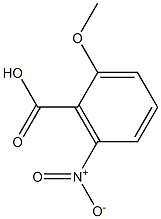 2-Methoxy-6-nitrobenzoic Acid Struktur