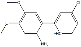 (2-Amino-4,5-dimethoxy-phenyl)-(4-chloro-phenyl)- Structure