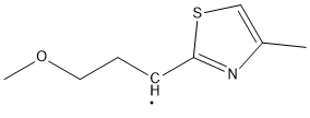 (2-Methoxy-ethyl)-(4-methyl-thiazol-2-ylmethyl)-,,结构式