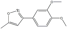 (3,4-Dimethoxy-phenyl)-(5-methyl-furan-2-yl)- Structure