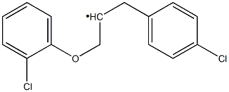 (4-Chlorobenzyl) [2-(2-chlorophenoxy)ethyl]- 化学構造式