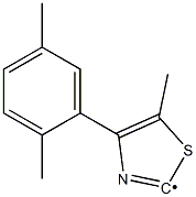 [4-(2,5-Dimethyl-phenyl)-5-methyl-thiazol-2-yl]- 化学構造式