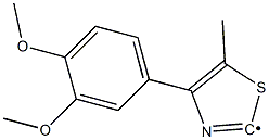 [4-(3,4-Dimethoxy-phenyl)-5-methyl-thiazol-2-yl]-,,结构式